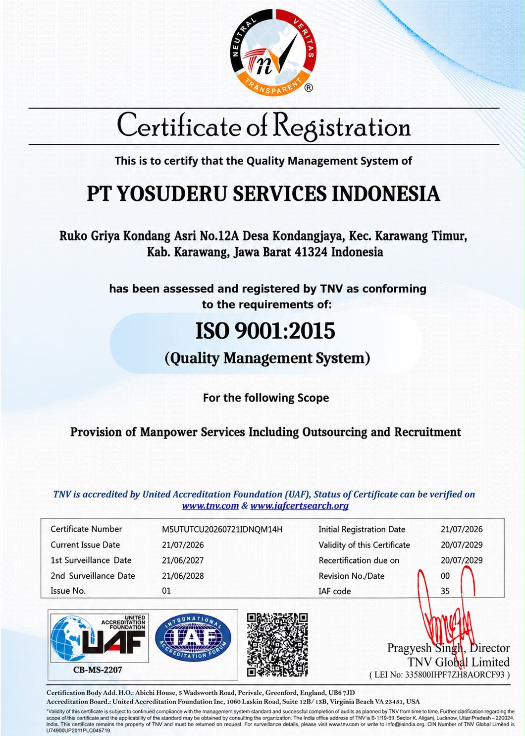ISO 9001:2015